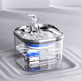 Pet Cat Dog Stainless Steel Automatic Circulation Water Dispenser Intelligent Fo photo 4